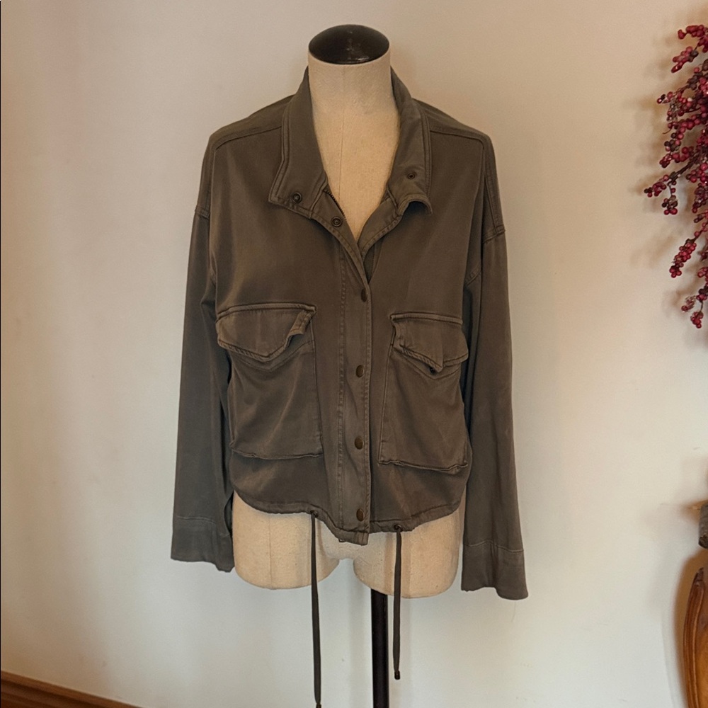 Splendid small Casual Olive Green Utility Jacket - Women